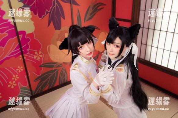 神乐坂真冬白色cos，高清之下的少女心扑通扑通。